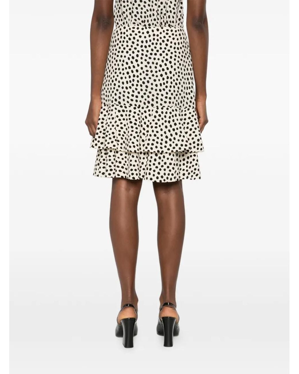 Chloé Black Polka Skirt