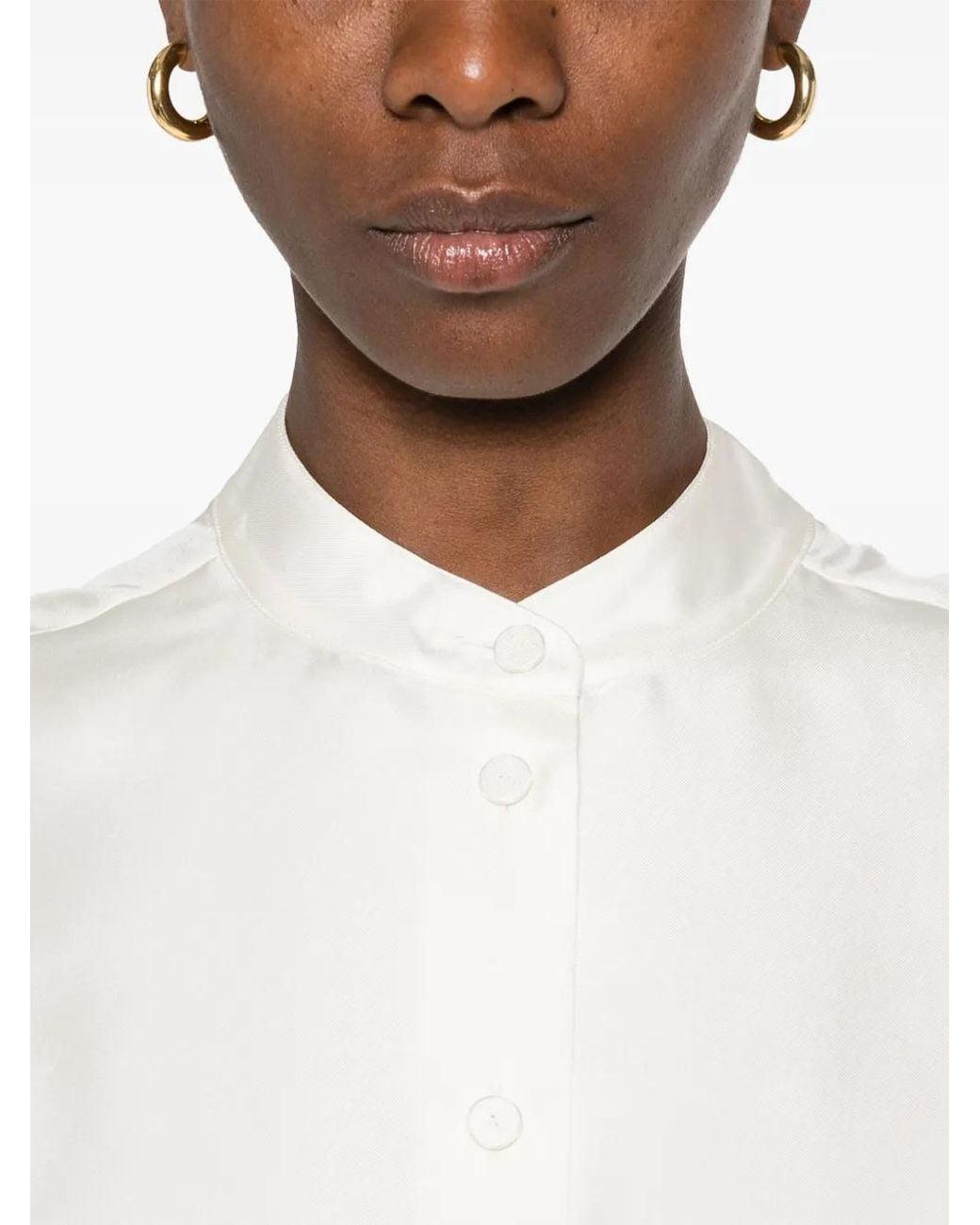 Rohe White Silk Shirt