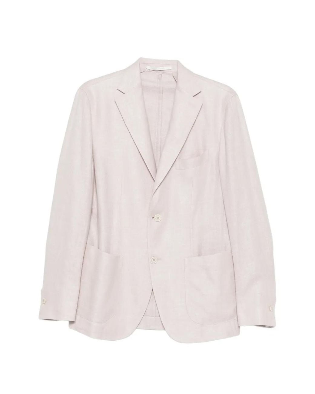 Eleventy Pink Single-Breasted Blazer for men