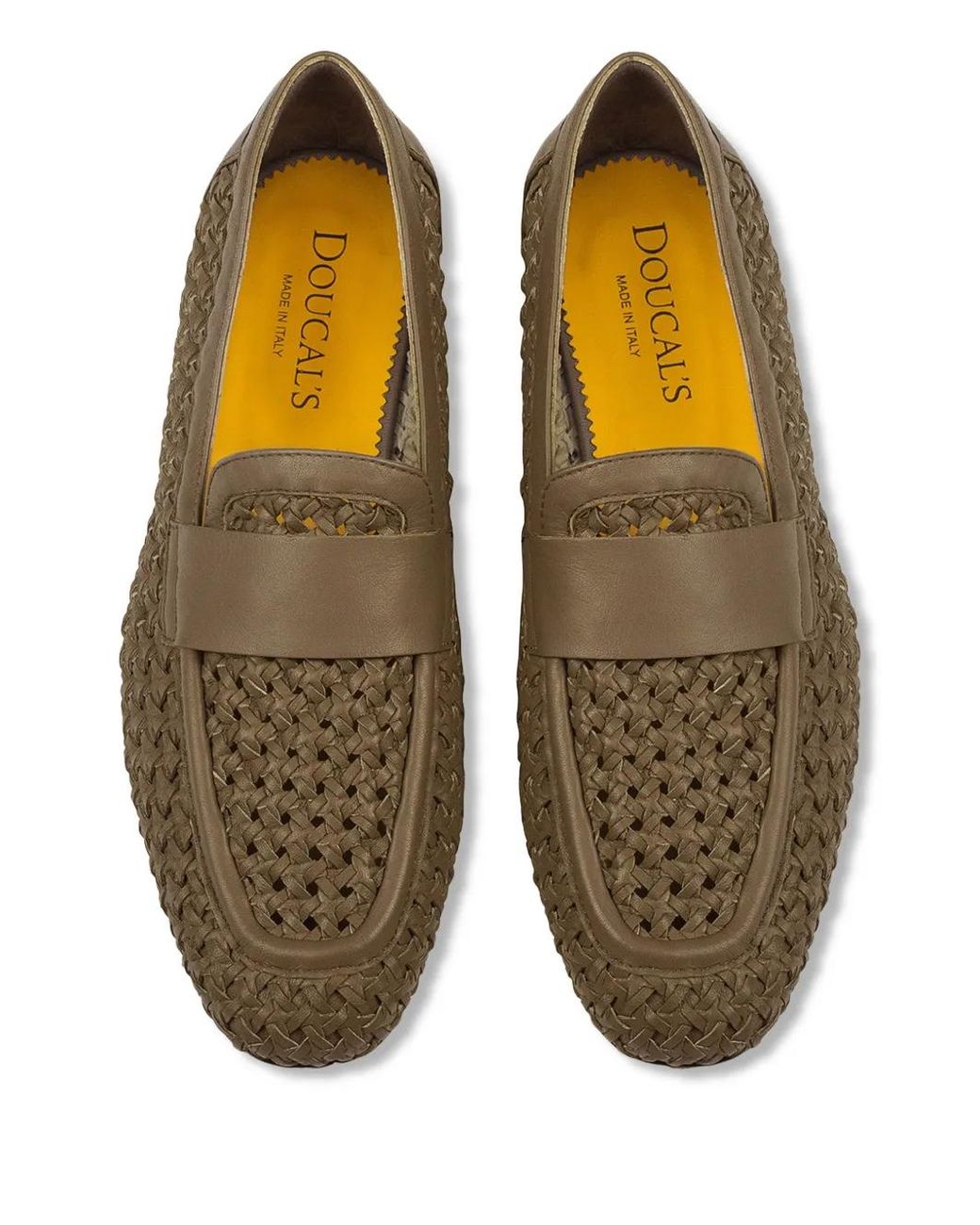 Doucal's Brown Leather Loafers