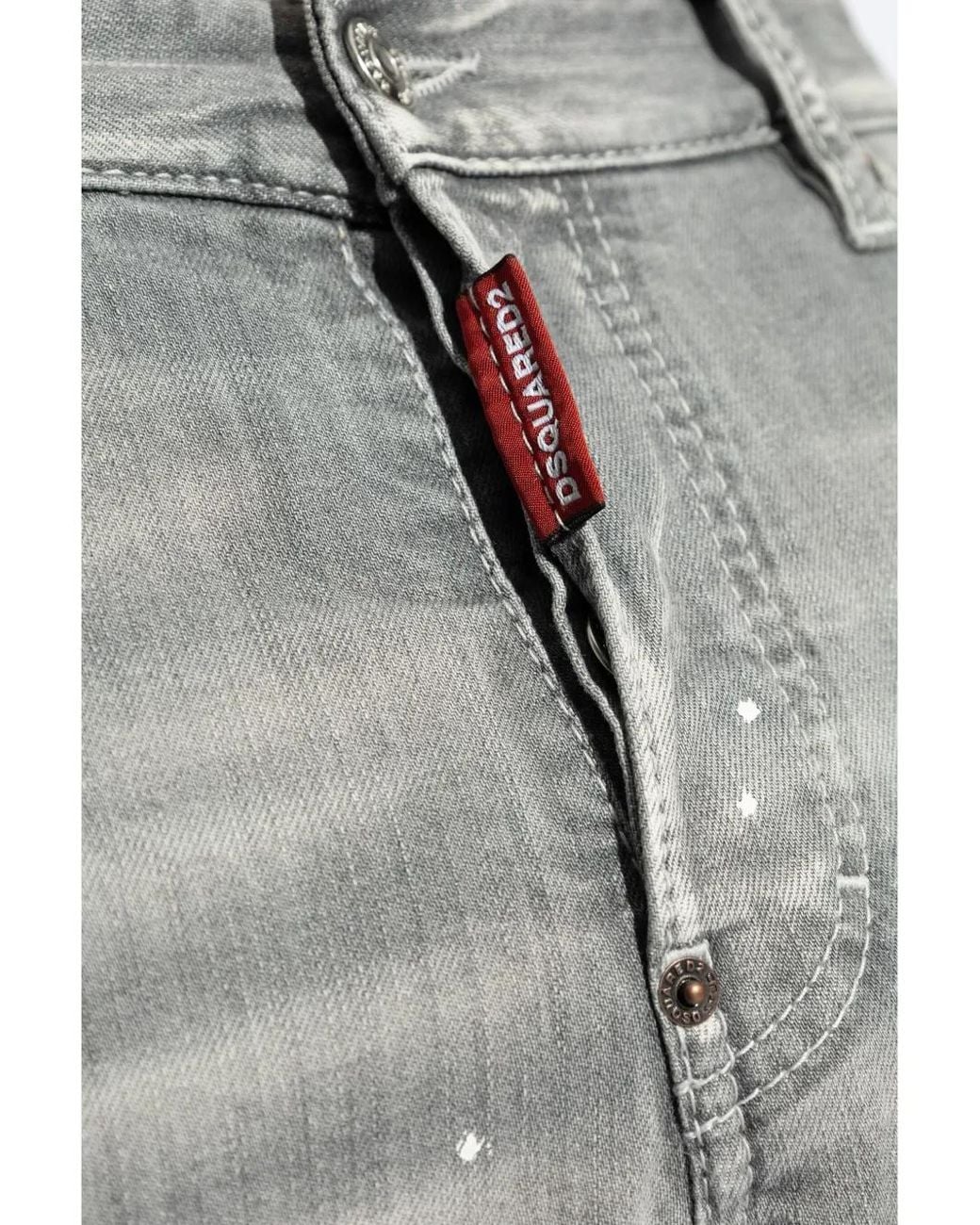 DSquared² Gray Peak Skater Jeans for men