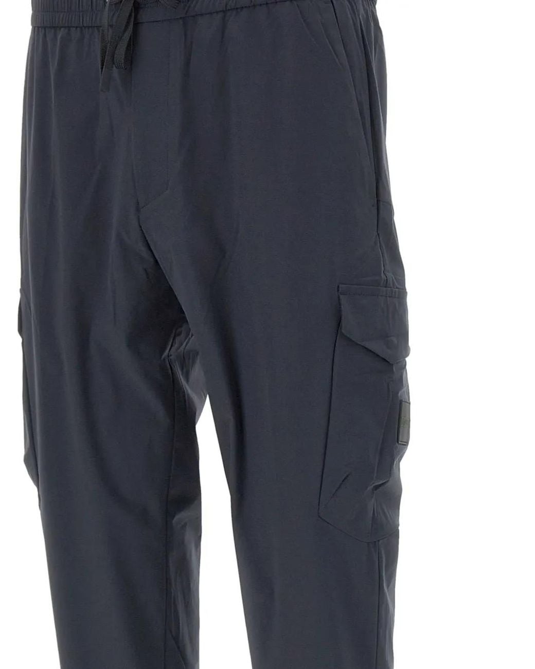 Boss Blue Tapered-Fit Trousers for men