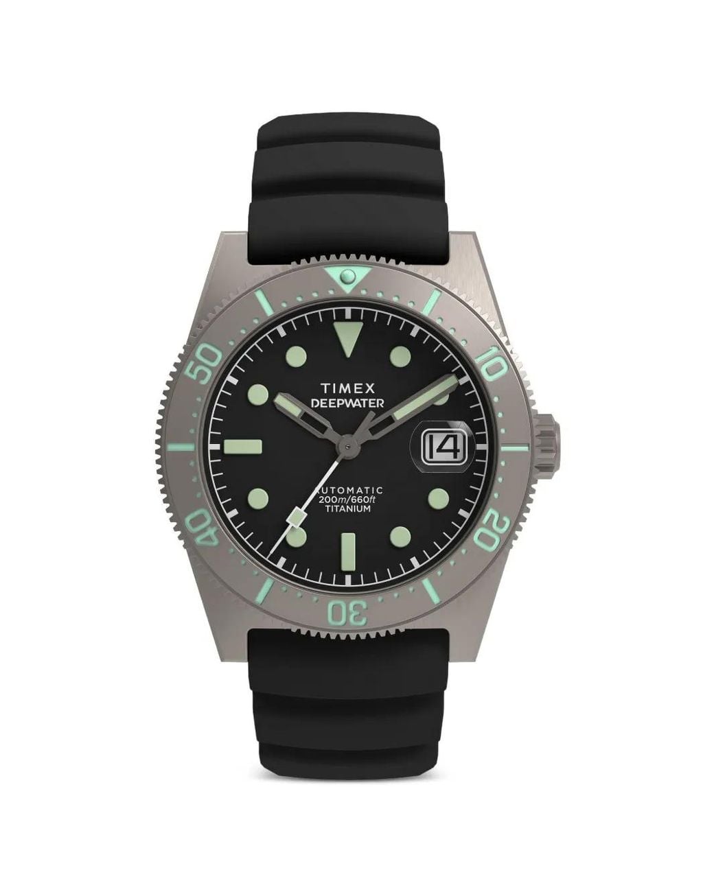 Timex Black Deepwater Reef 200 41Mm Watch for men