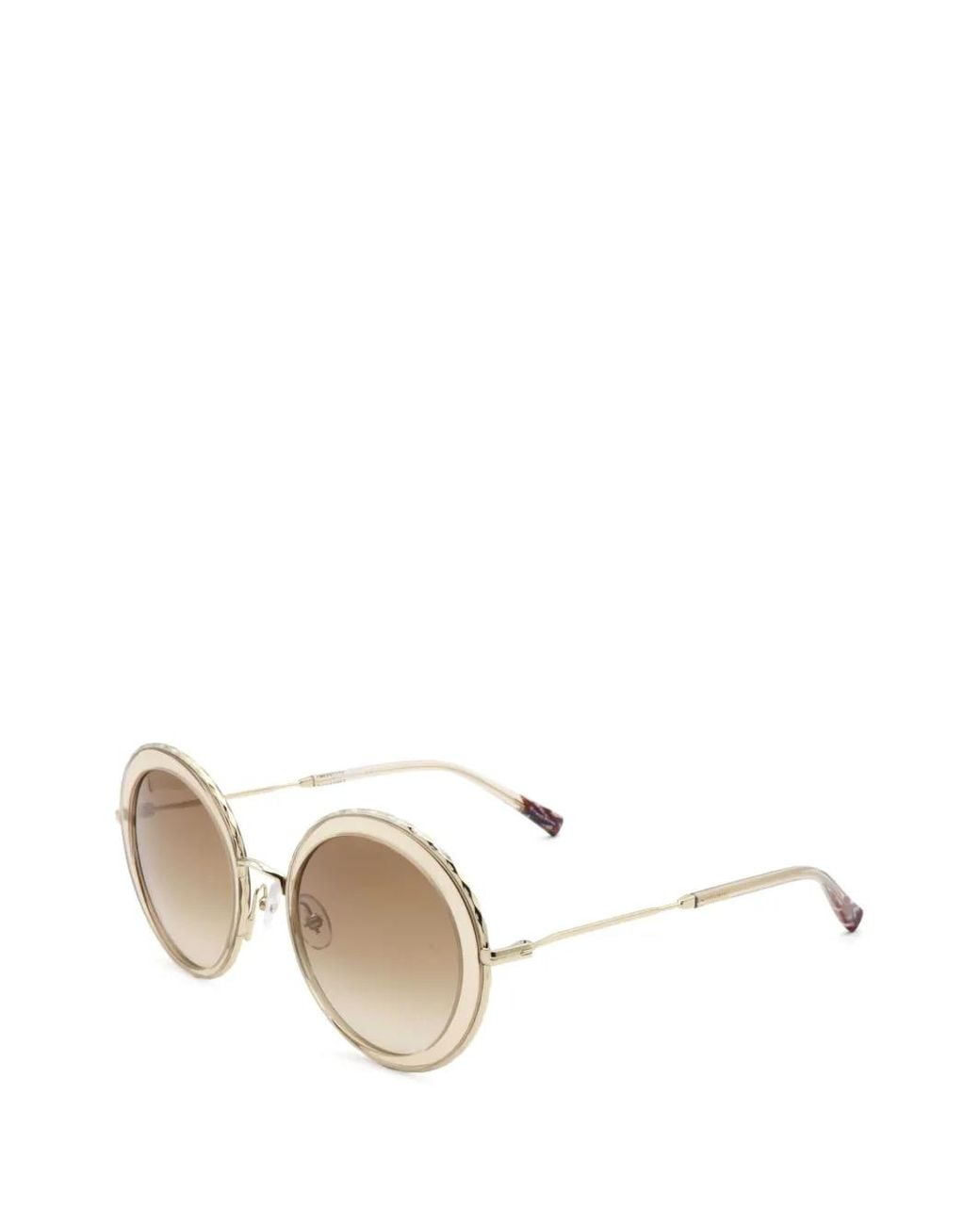Missoni Natural 51Mm Round-Frame Sunglasses
