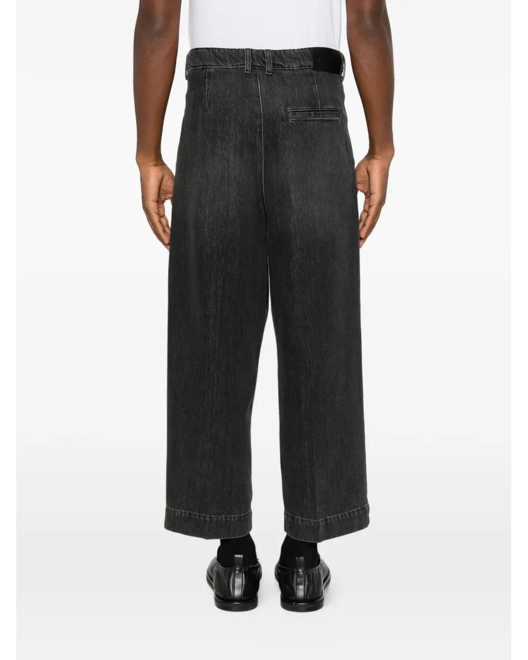 Rossi Gray Noa Pleated Jeans
