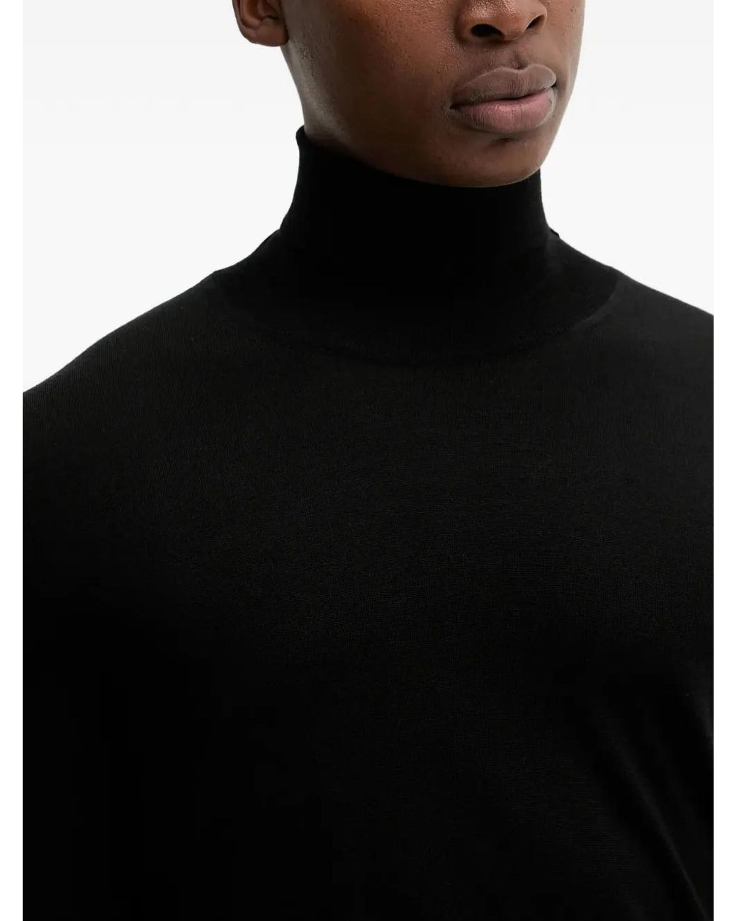 Barena Black Pull À Col Roulé for men
