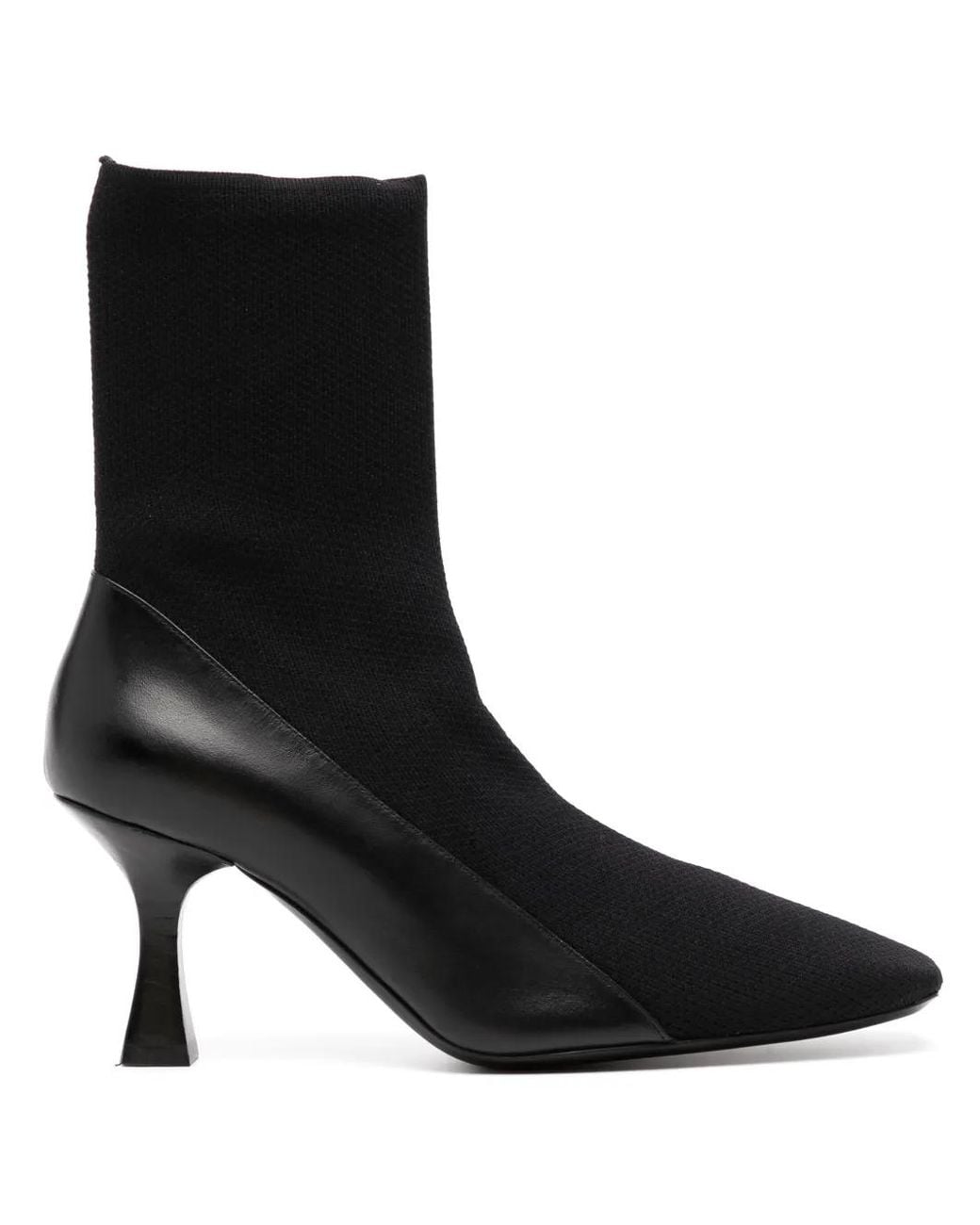 Neous Black Ruch 70Mm Leather Ankle Boots