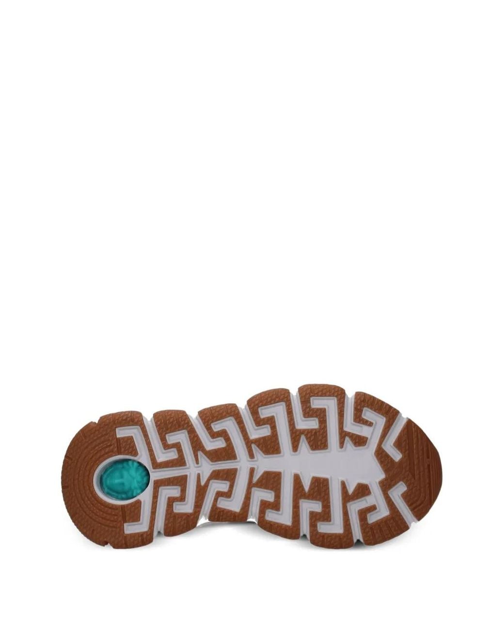 Versace White Odissea Leather Sneakers