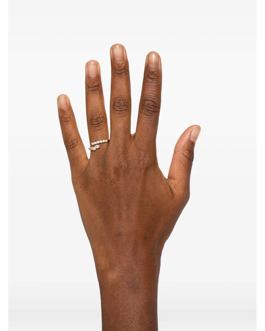 Swarovski Metallic Mesmera Open Ring