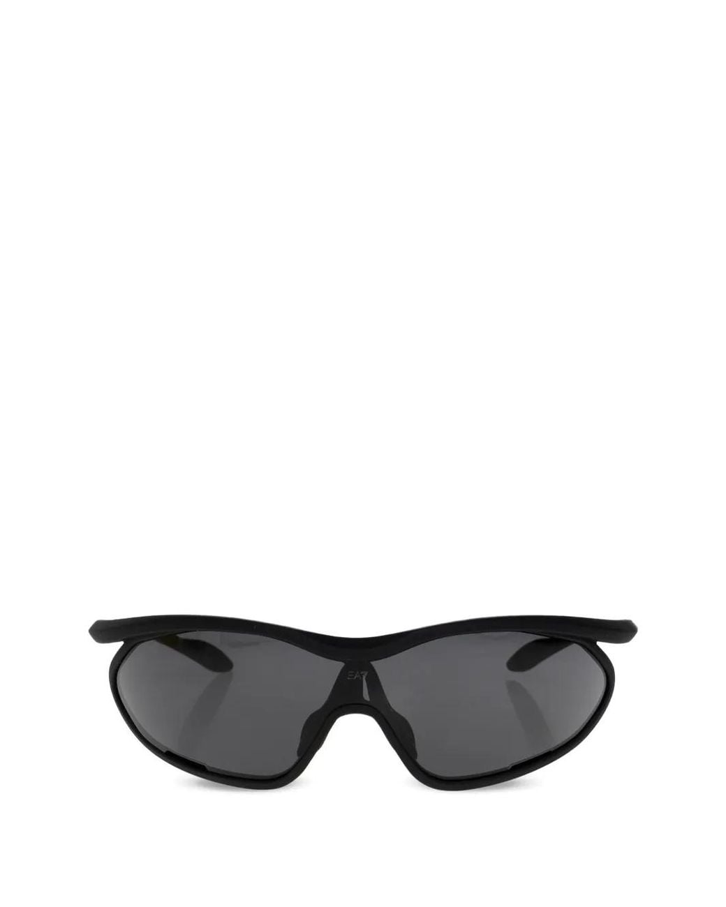 EA7 Black Geometric-Frame Sunglasses