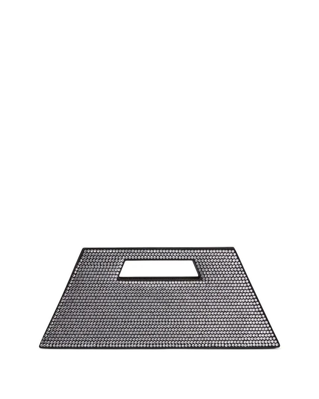 Giuseppe Zanotti Metallic Meloee Rhinestone Clutch