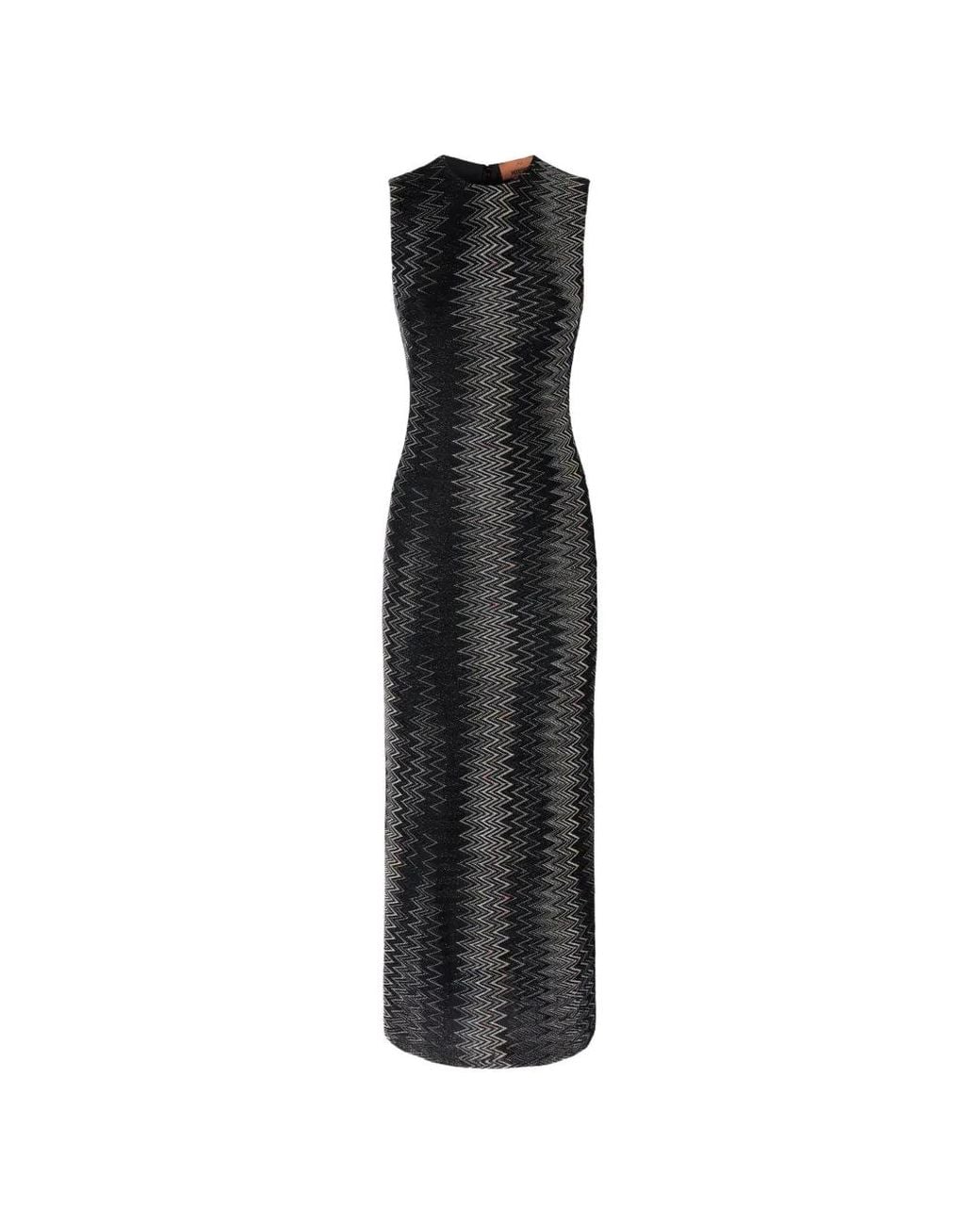 Missoni Black Flared Midi Dress