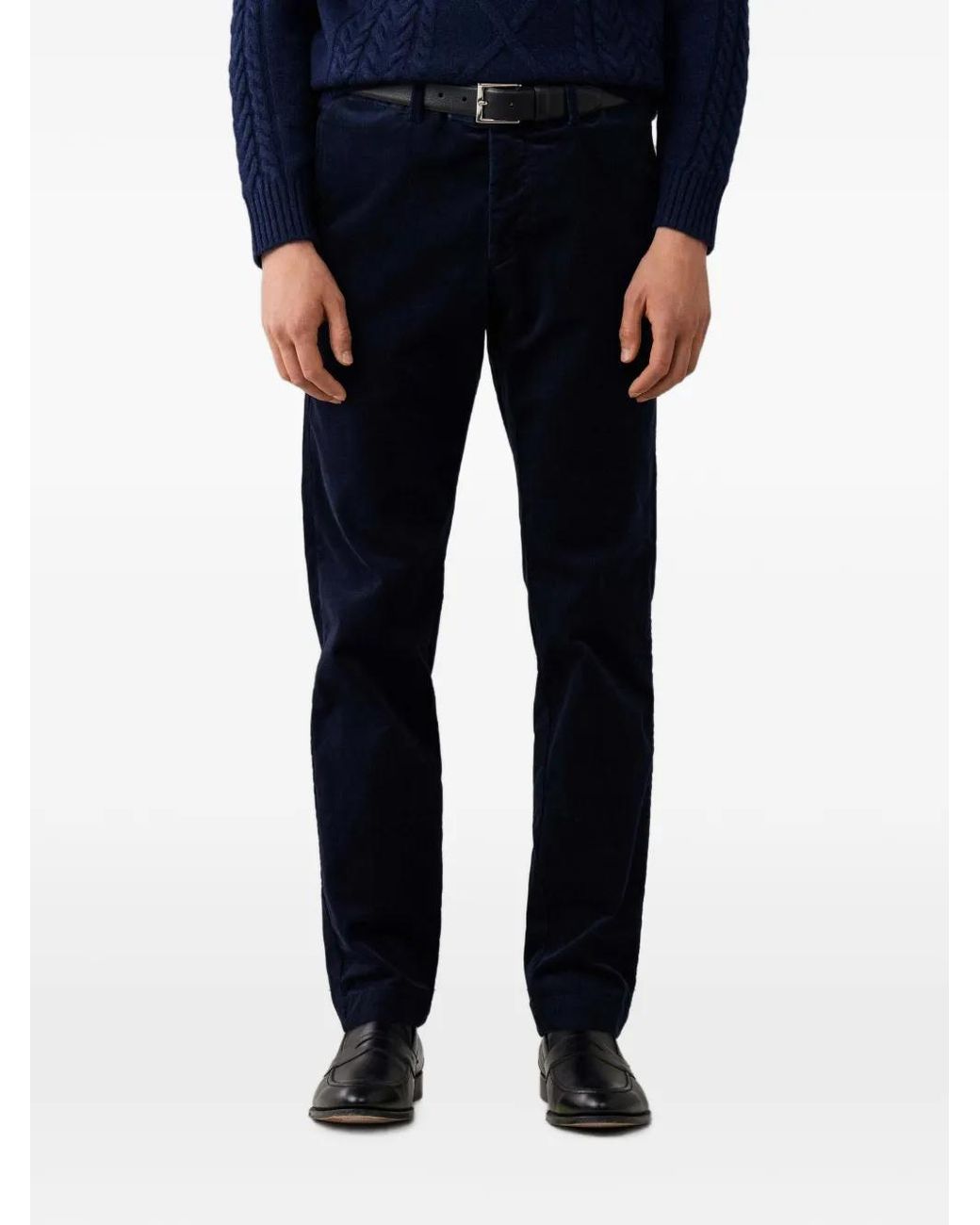 Hackett Kensington Ribfluwelen Broek in het Blue voor heren