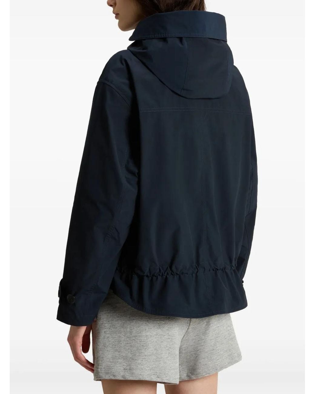 Woolrich Blue Summer Short Parka