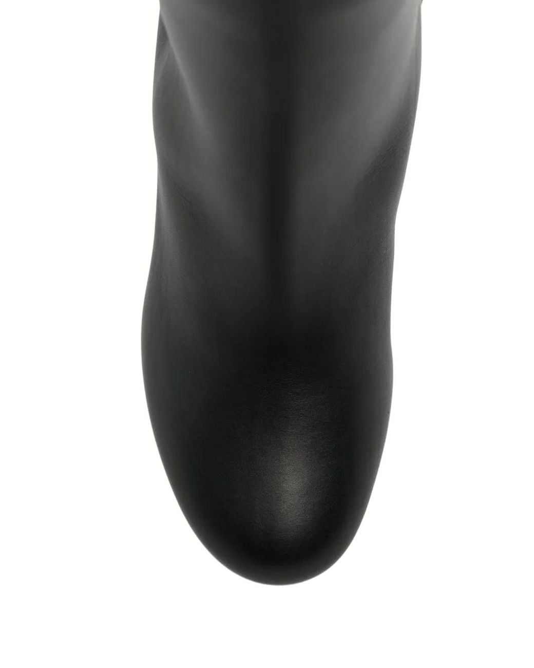 Ferragamo Black Elli Gancini-Buckle Leather Boots