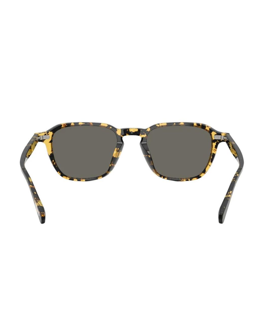 Oliver Peoples Gray Tortoiseshell Square-Frame Sunglasses