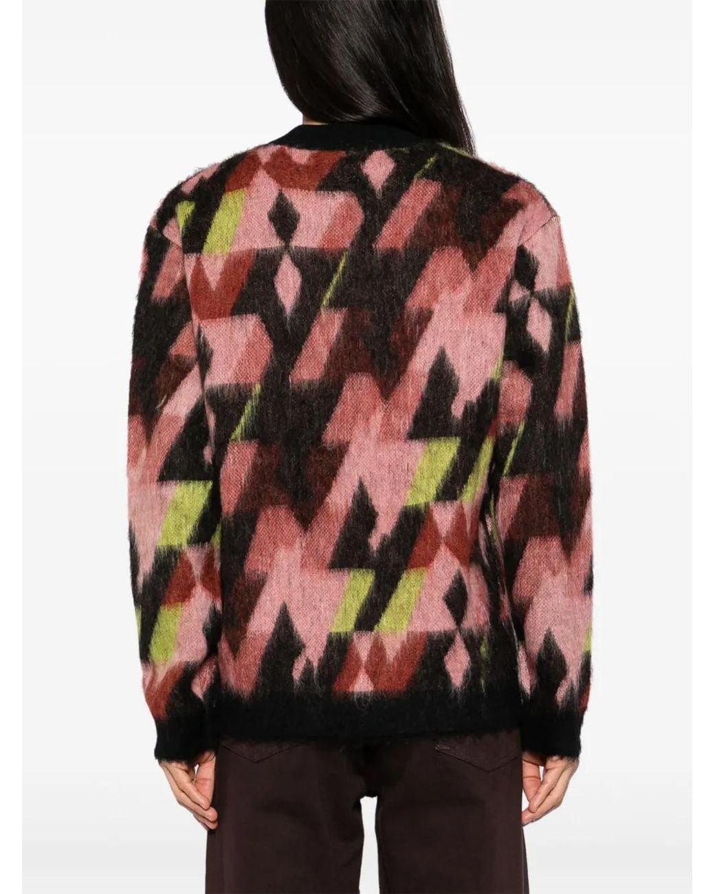 Maison Kitsuné Black Graphic Jumper for men