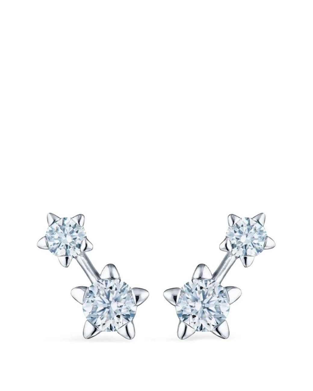 Kwiat Blue Starry Night Diamond Earrings