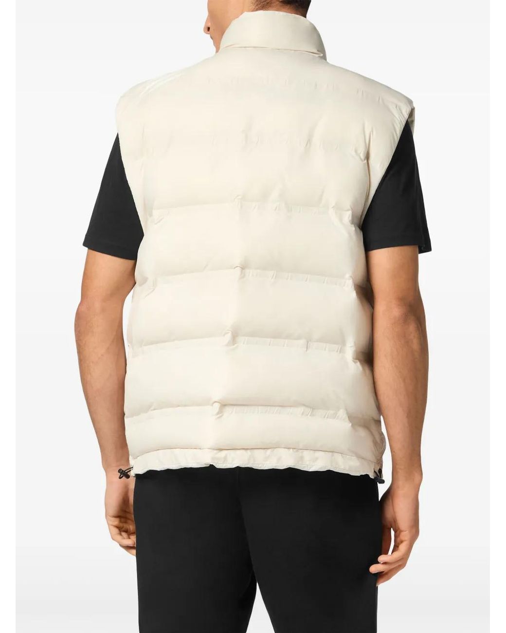 Philipp Plein Natural Reversible Padded Gilet for men