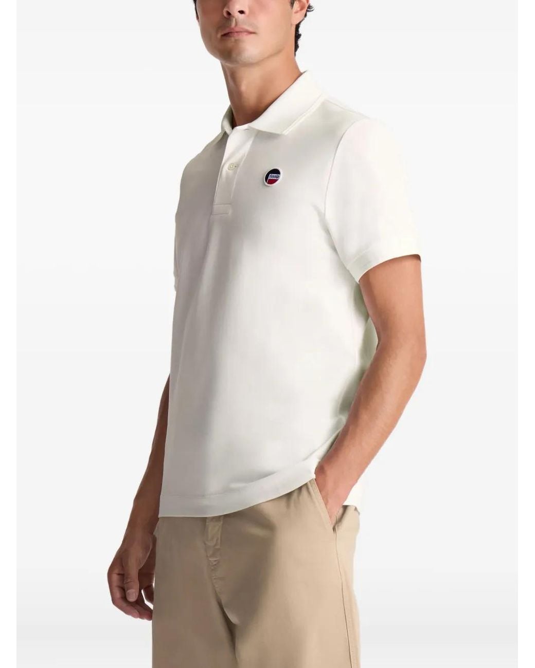 Fusalp White Logo-Detail Polo Shirt for men
