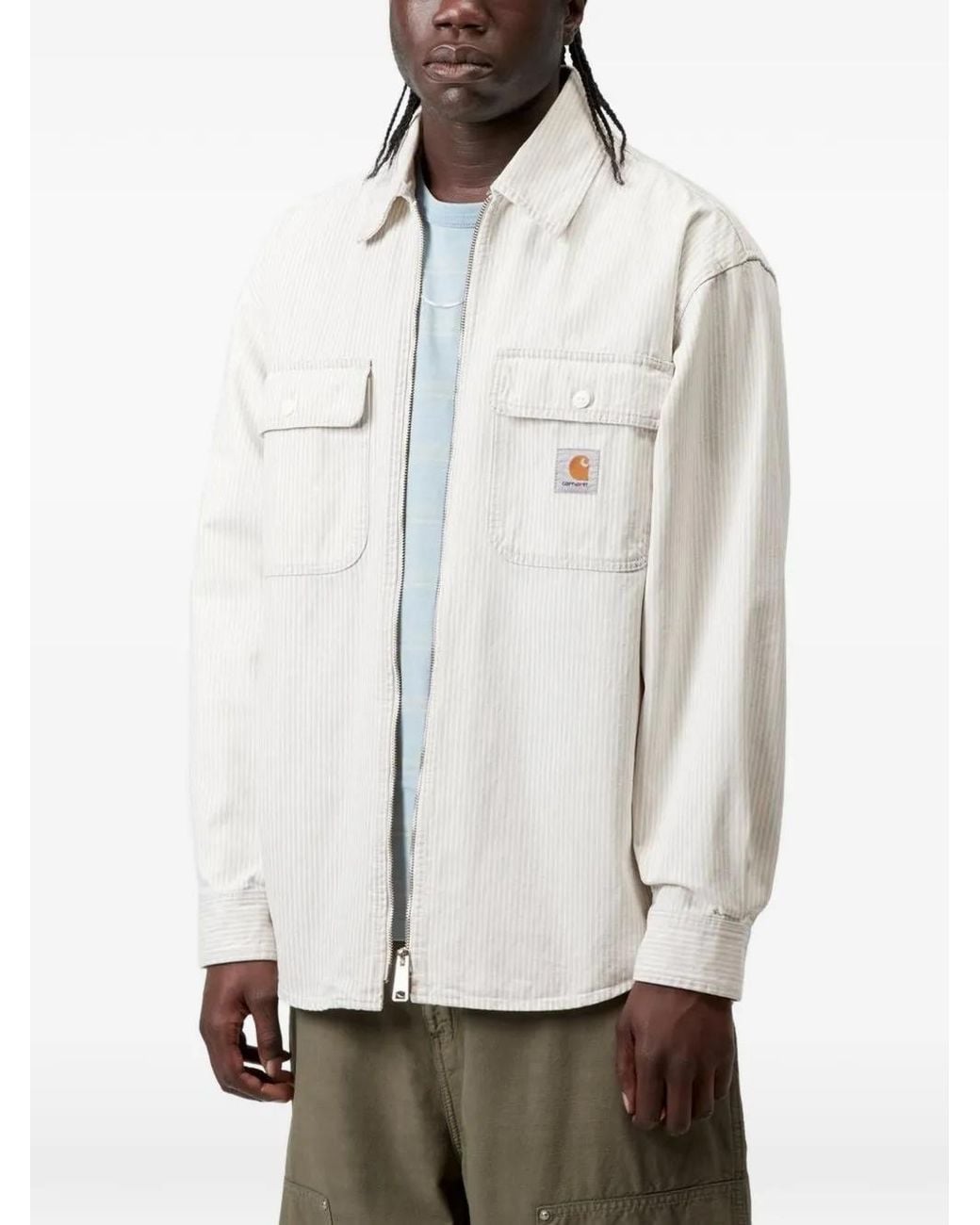 Carhartt Gray Light Cotton Shirt for men