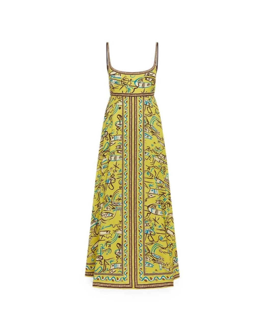 ALÉMAIS Green Fish Sticks Sundress