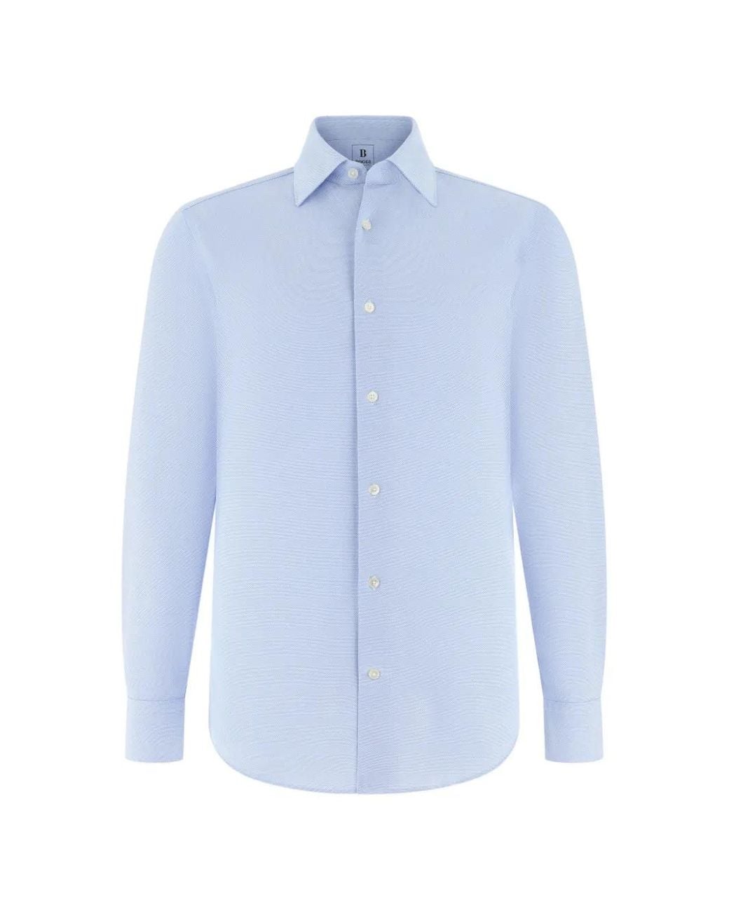 Boggi Blue Jersey Shirt for men