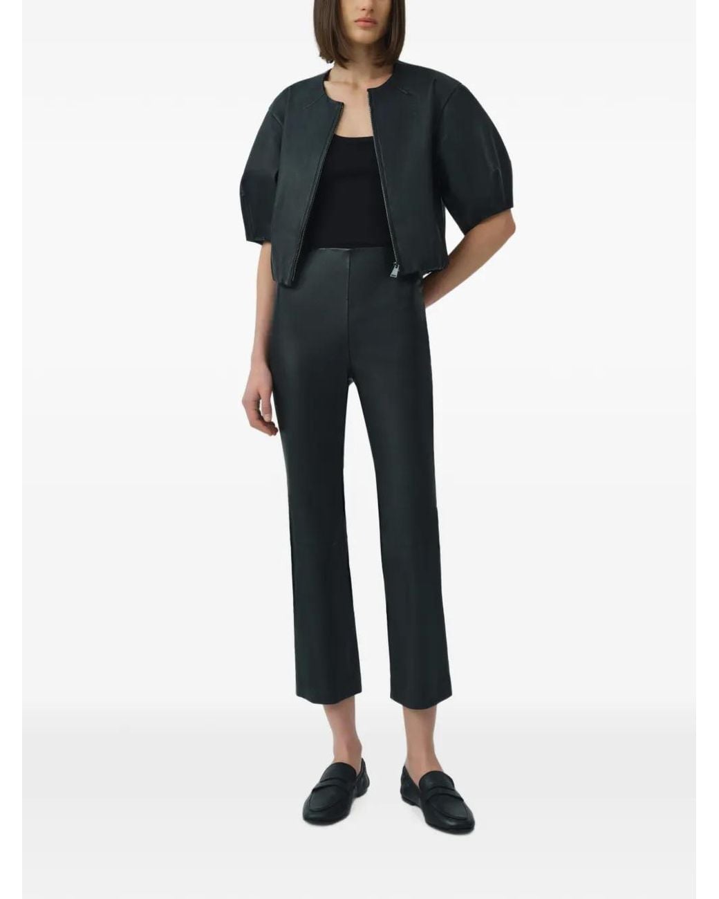 Jonathan Simkhai Black Veste Austyn À Manches Courtes