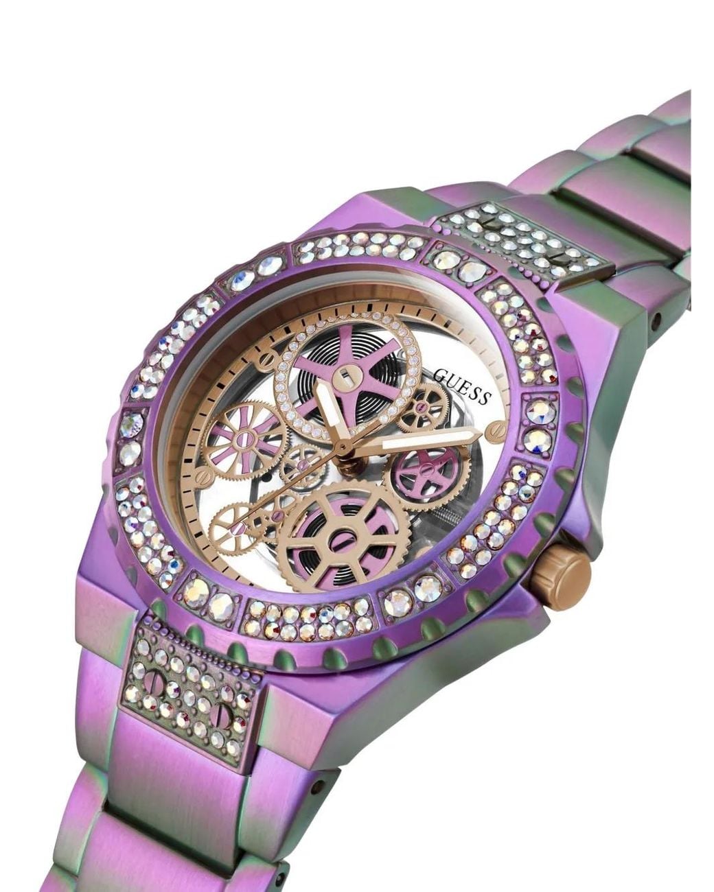 Guess White Reveal 39Mm Watch