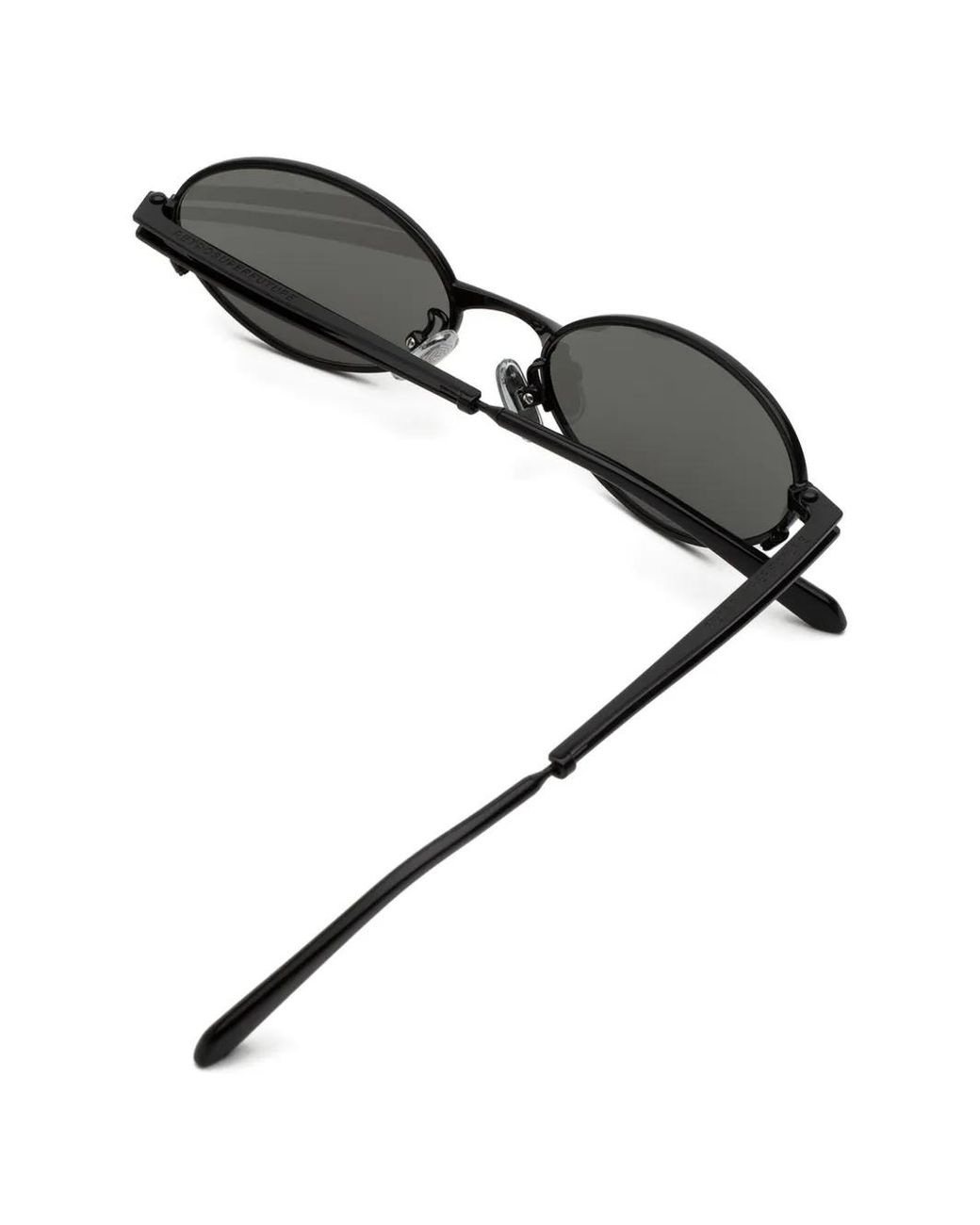 Retrosuperfuture Black Luno Oval-Frame Sunglasses