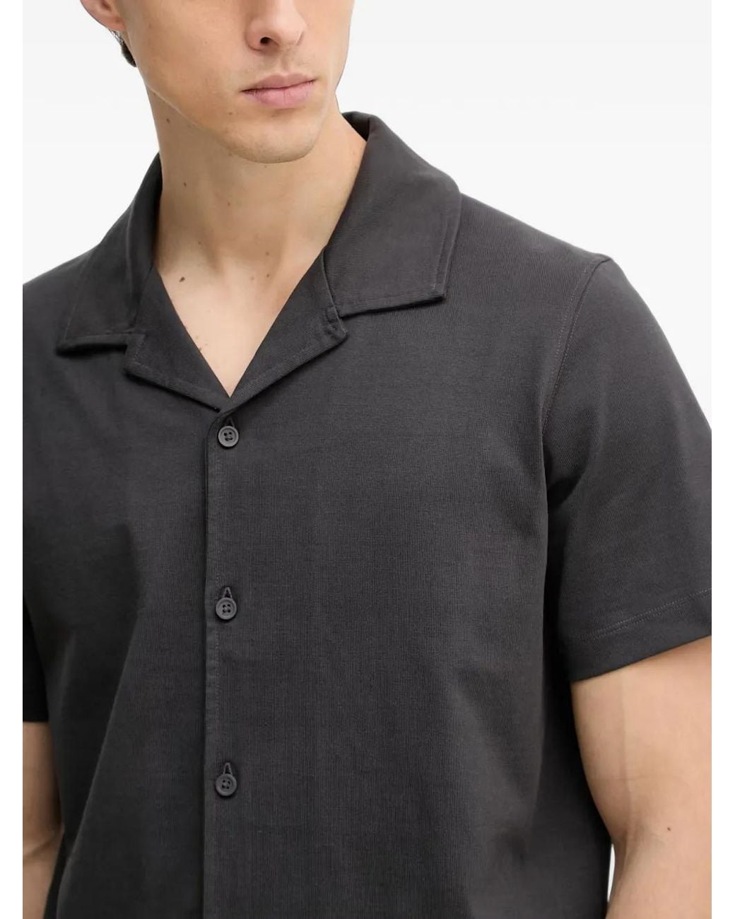 Marc O' Polo Gray Chemise À Col Cubain for men