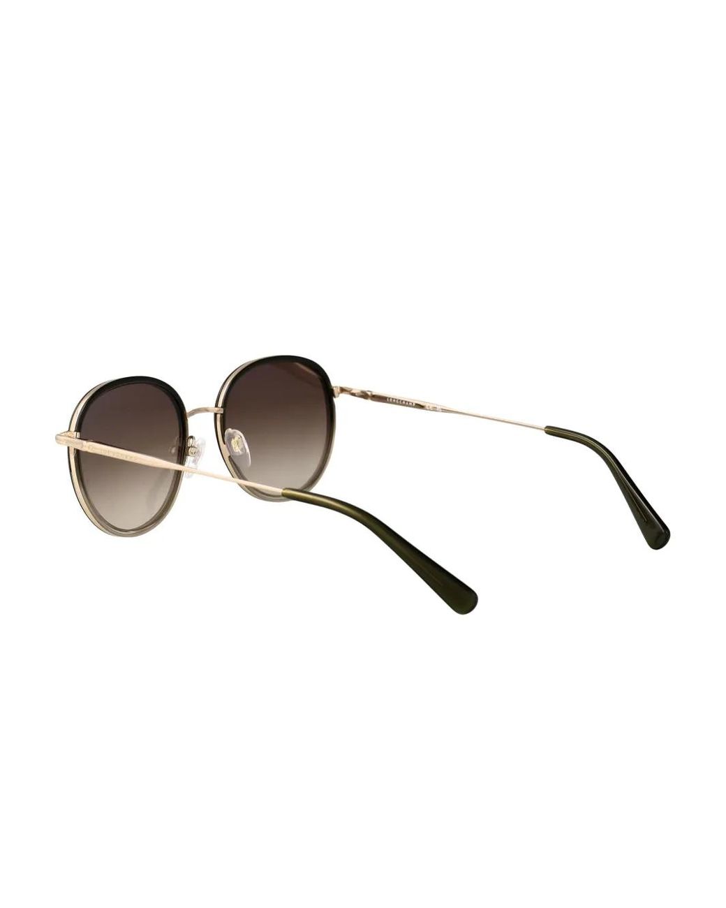 Longchamp Brown Round-Frame Sunglasses