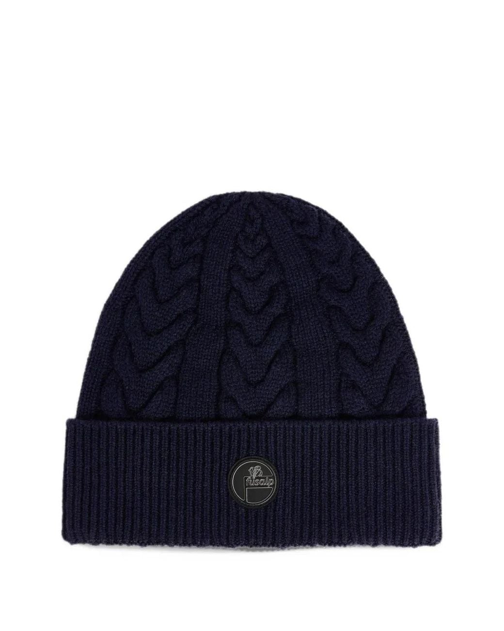 Fusalp Blue Cable Beanie