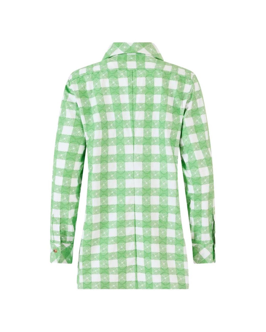Rosie Assoulin Green Chemise À Carreaux