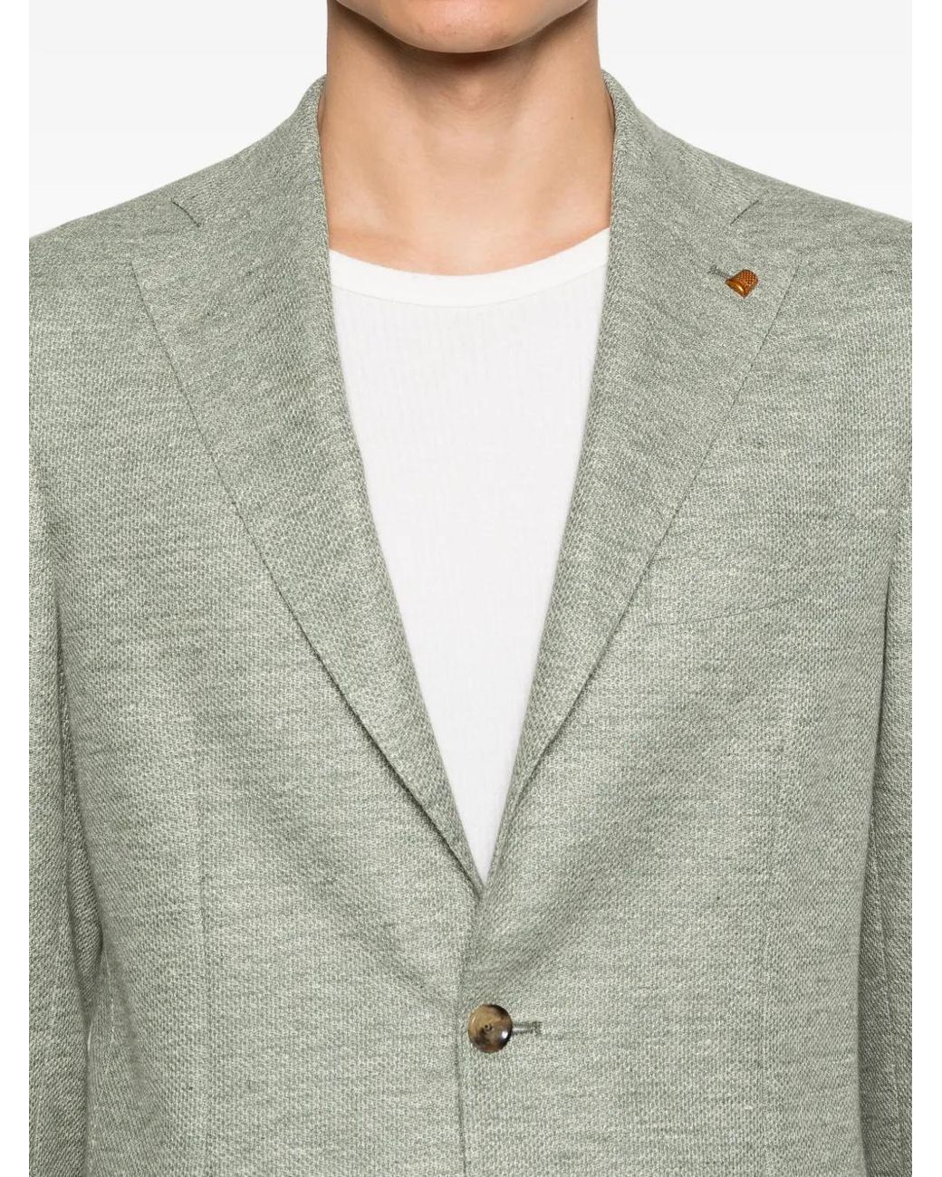 Latorre Green Patch-Pocket Blazer for men