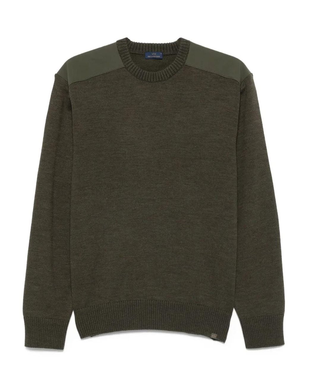 Paul & Shark Green Crew-Neck Sweater for men