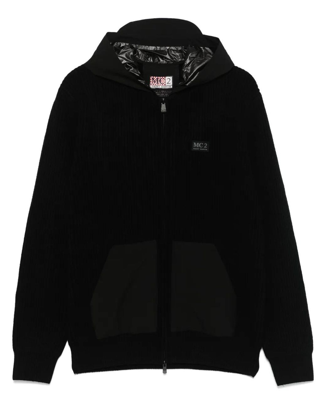 Mc2 Saint Barth Black Wiberg Hoodie for men