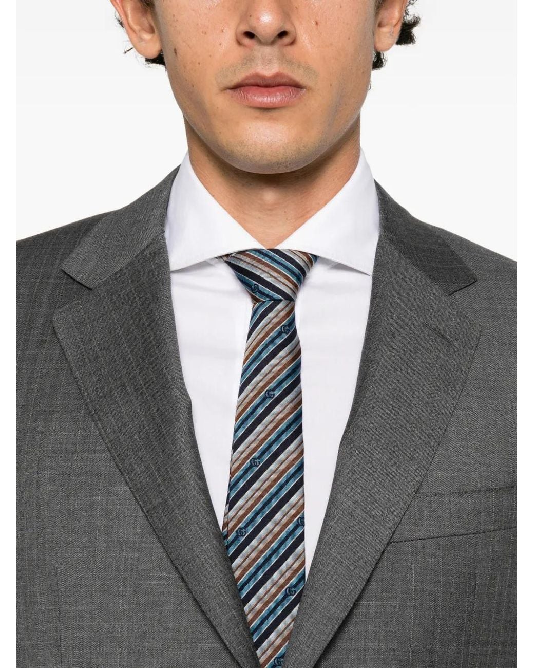 Canali Gray Single-Breasted Suit for men