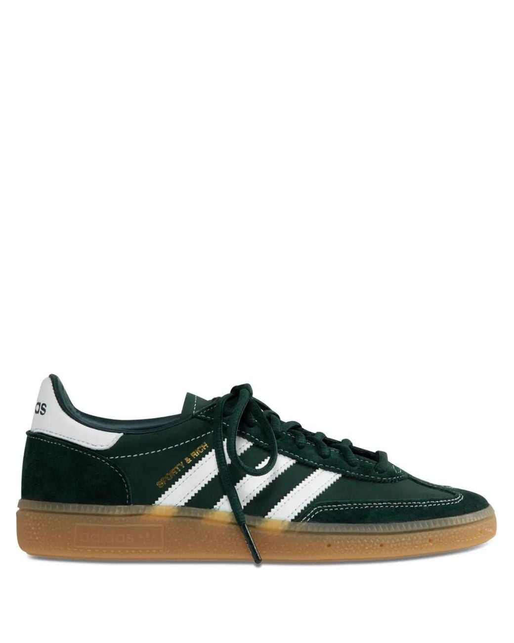 Adidas Green X Sporty & Rich Handball Spezial Suede Sneakers