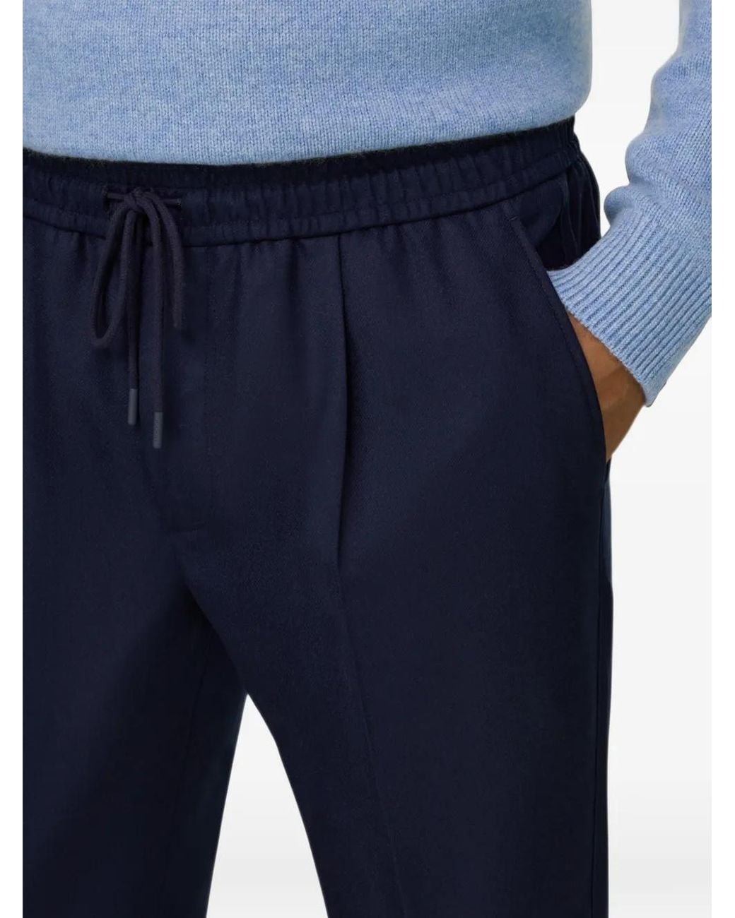 Boggi Blue City Trousers for men