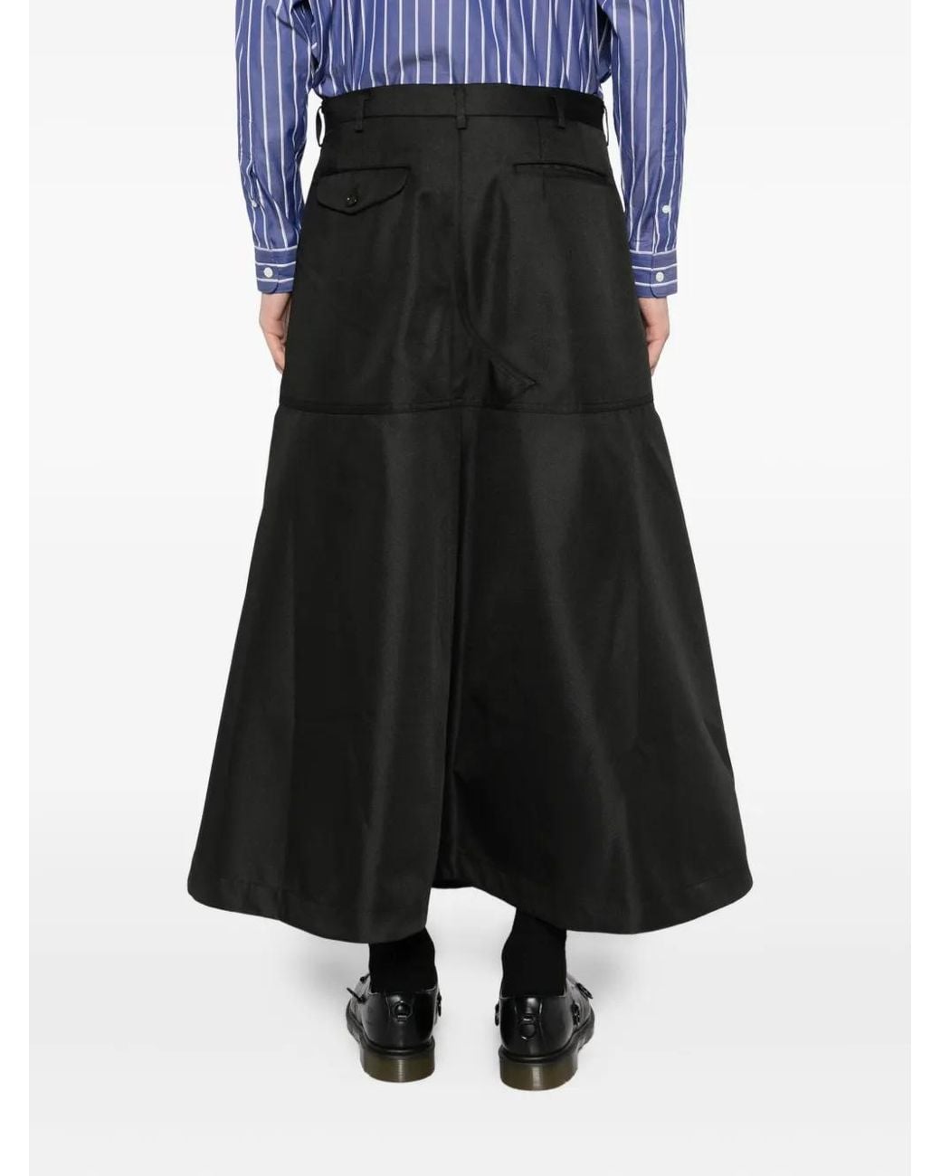 Comme des Garçons Black A-Line Skirt for men