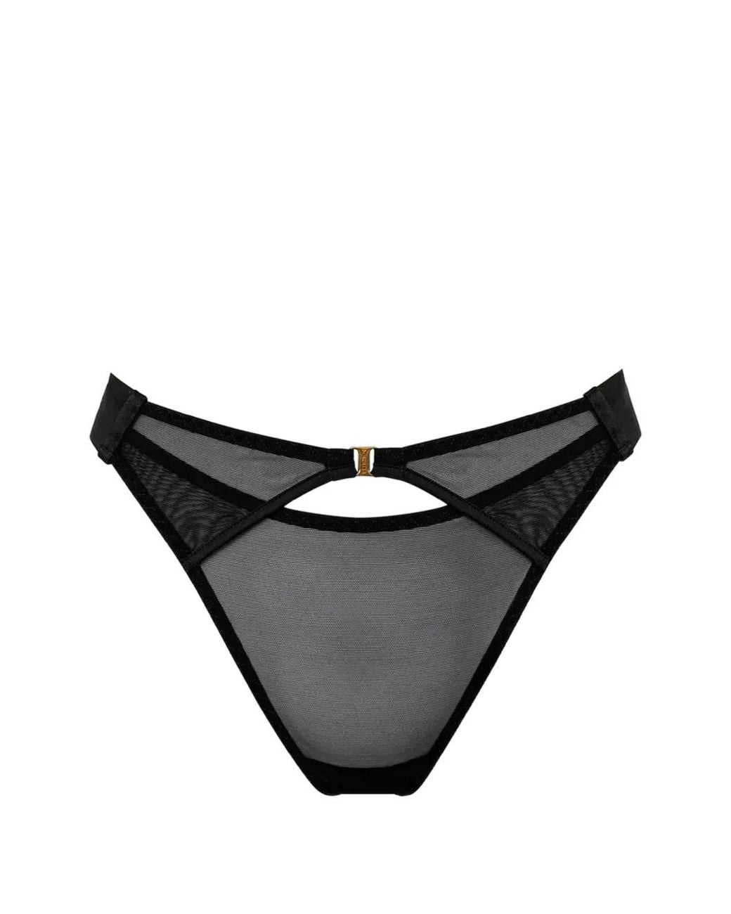 Bordelle Black String Signature À Bride Large