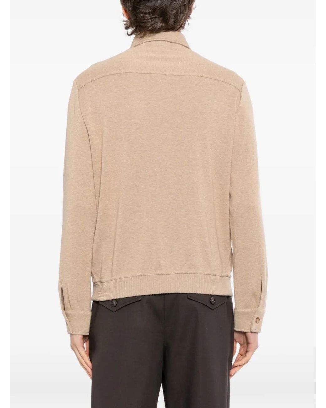 Lardini Natural Cotton Shirt Jacket for men
