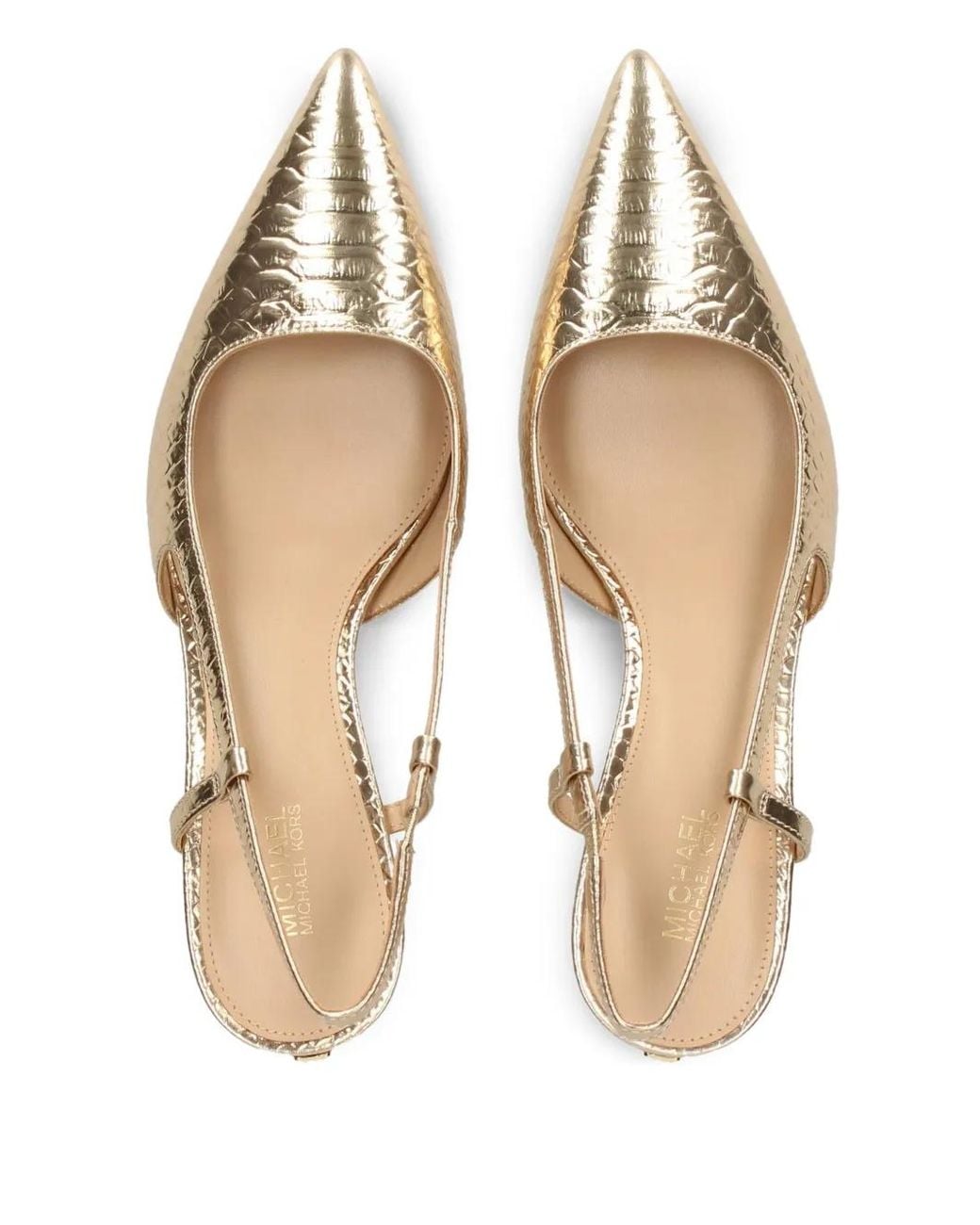 MICHAEL Michael Kors Metallic 63Mm Alora Slingback Pumps