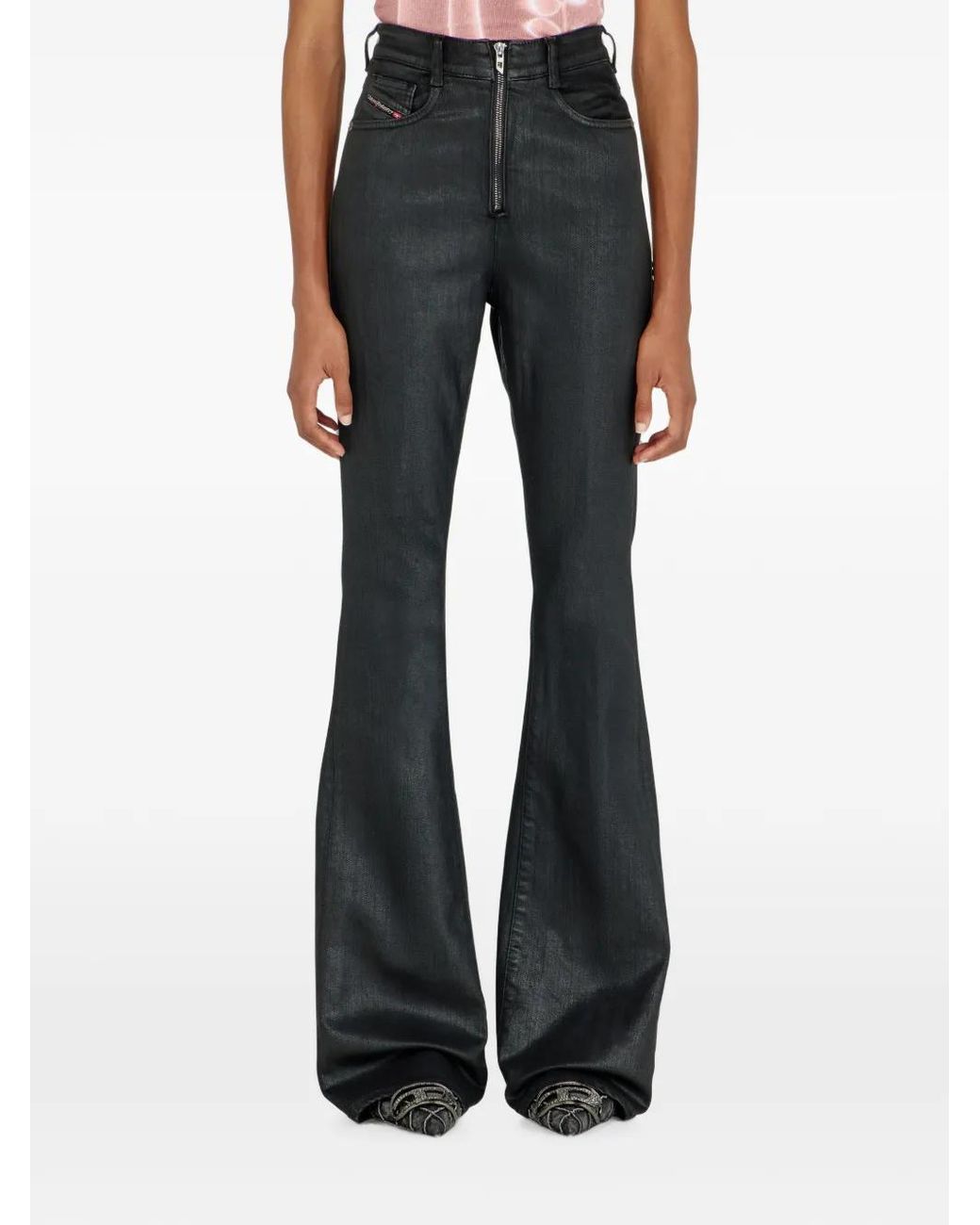 DIESEL Black Jean Bootcut Taille Haute 1973 D-Part