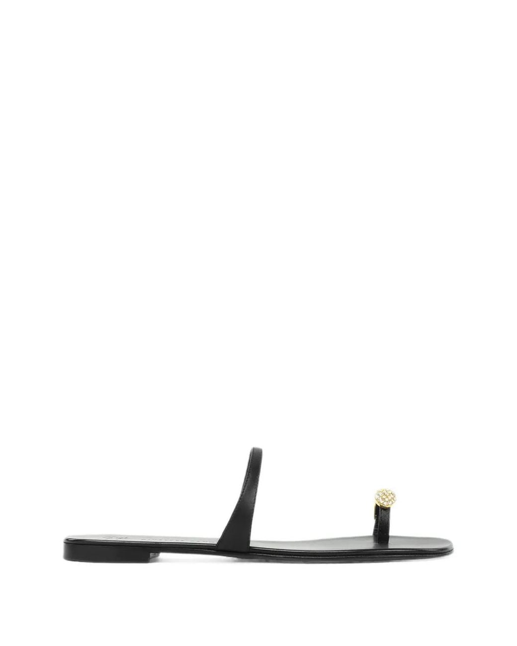 Giuseppe Zanotti White Ring Flat Sandal