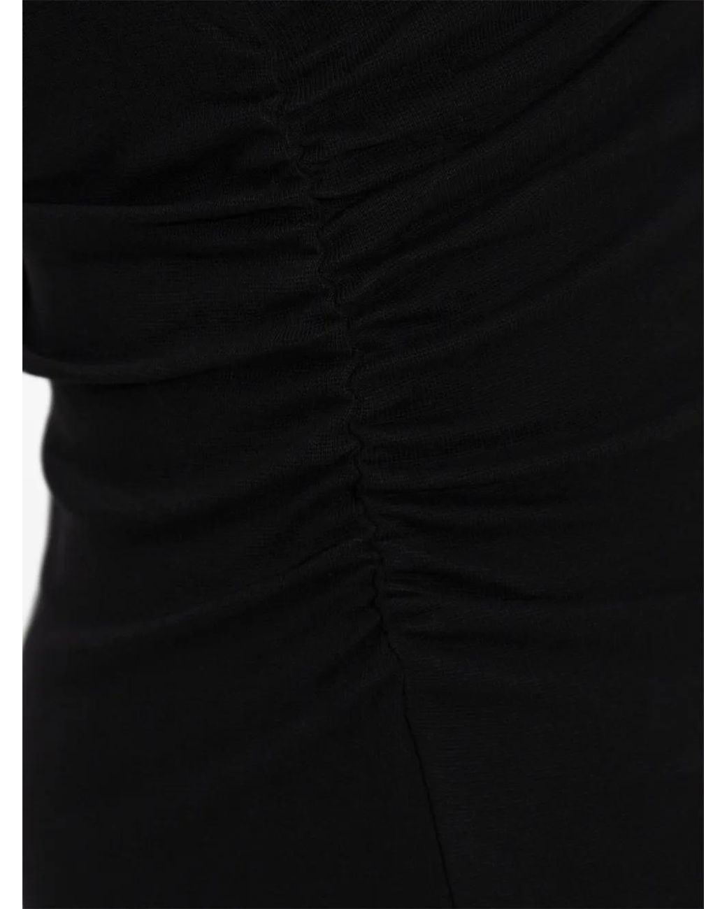 AllSaints Black Katarina Short-Sleeve Dress