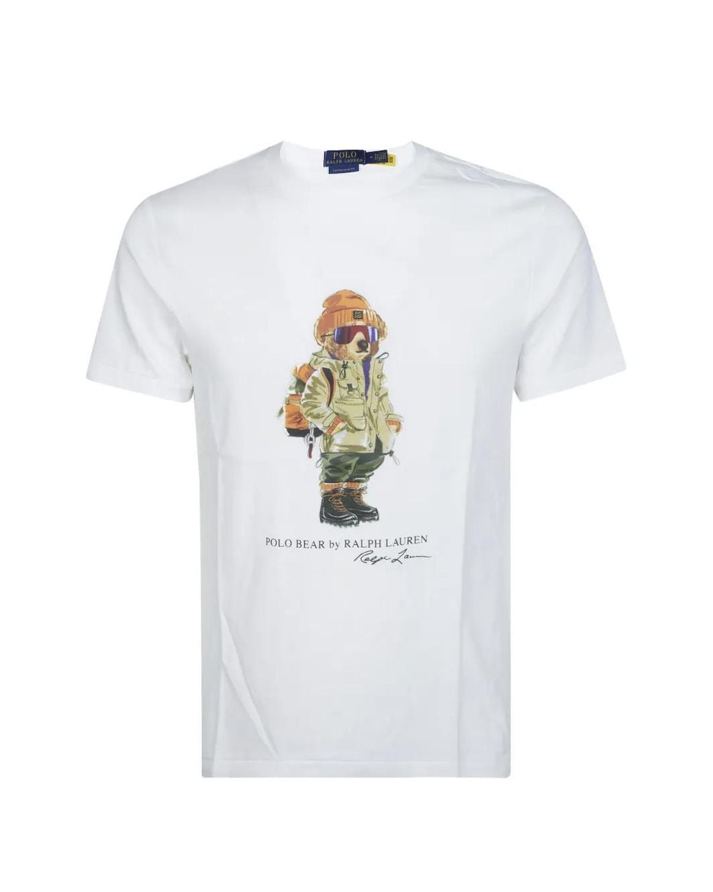 Polo Ralph Lauren White Classic-Fit Polo Bear Jersey T-Shirt for men