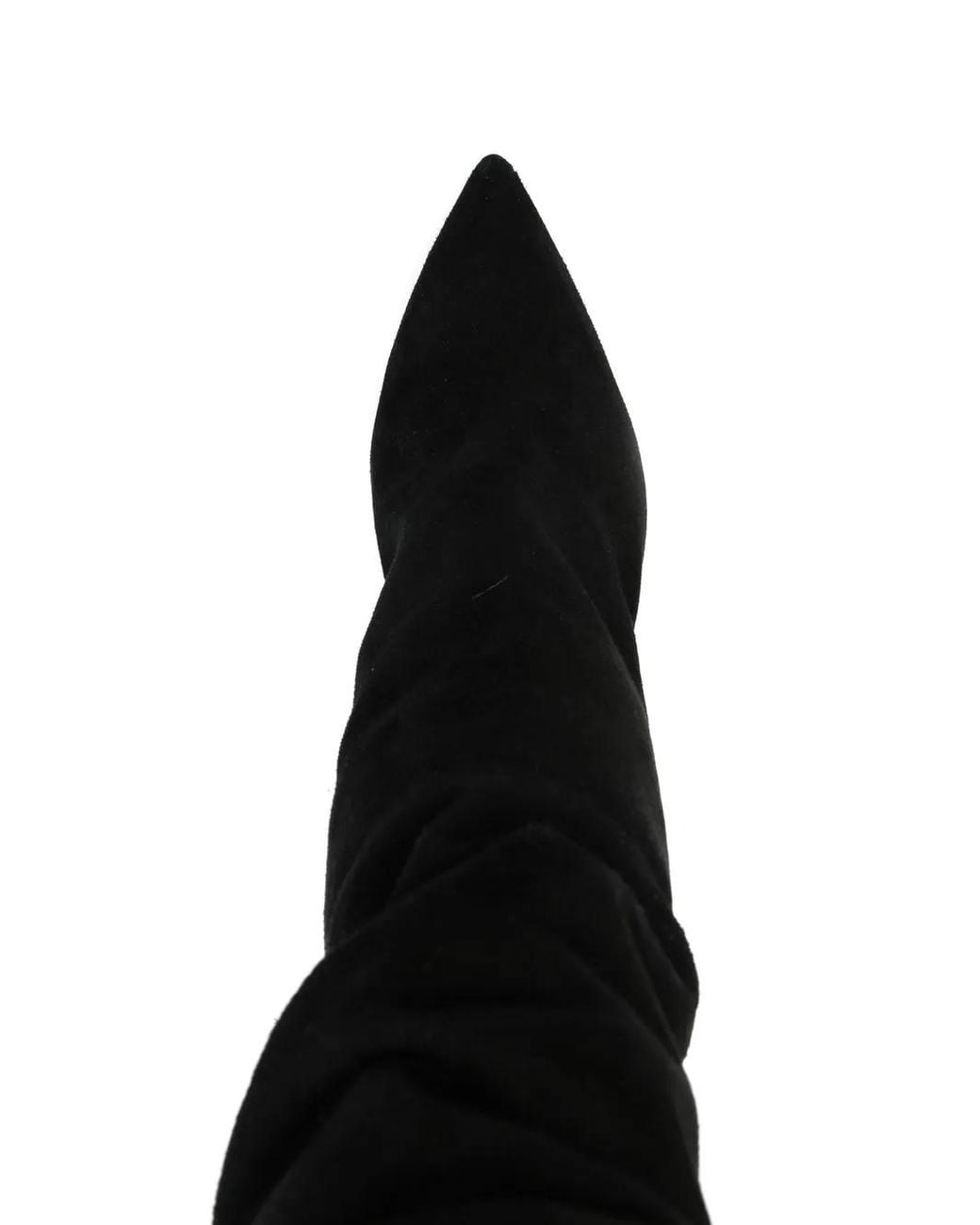 Philipp Plein Black Ruched 120Mm Knee-High Boots