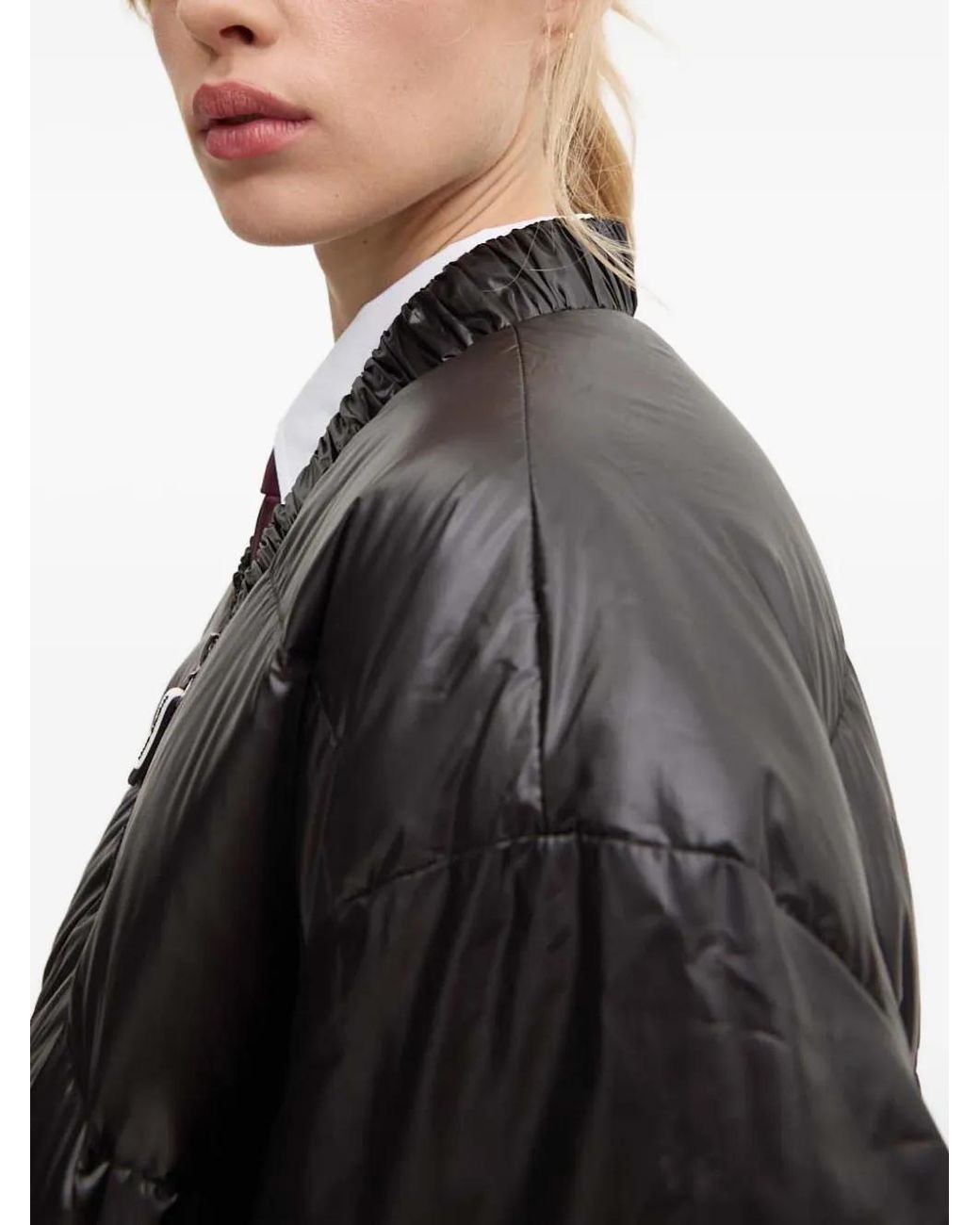 MMC Studio Black Luka Quilted Zip Jacket